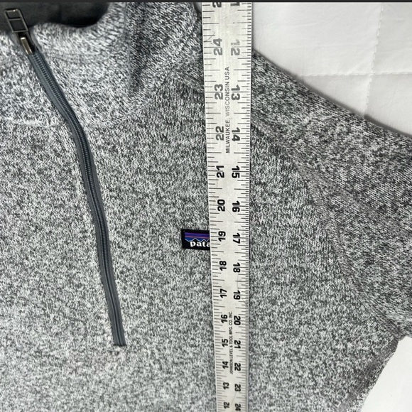 BNWOT Patagonia Women’s Better Sweater 1/4 ZIP BIRCH WHITE Size:M - Picture 6 of 7